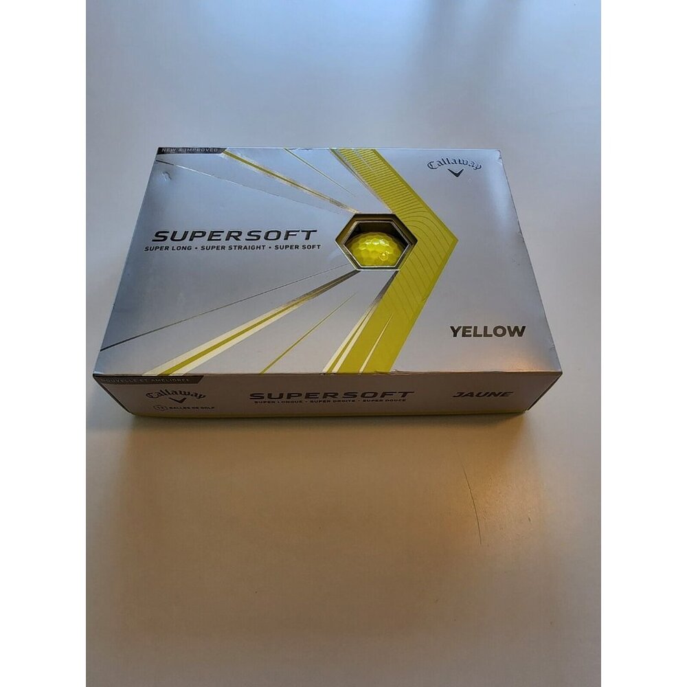 Callaway Golf 2021 Supersoft Golf Balls, Yellow